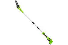 1401107 высоторез цепной аккумуляторный G40PSF, 20см, 40V (без аккум., без з/у, картон) Greenworks