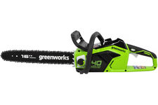 2005807UA пила цепная аккум. GD40CS18, 40см, BL-motor 40V (АКБ 1х2Ач, з/у, картон) Greenworks