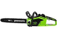 2005807UH пила цепная аккум. GD40CS18, 40см, BL-motor 40V (АКБ 1х8Ач, з/у, картон) Greenworks