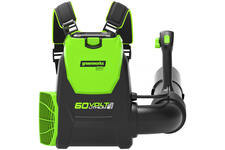 2402307 воздуходувка ранцевая аккум. GD60BPB, BL-motor 60V (без аккум., без з/у, картон) Greenworks