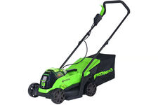 2516107UA газонокосилка аккумуляторная GD24LM33, 33см, BL-motor 24V (АКБ 1х2Ач, з/у, картон) GW