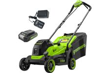 2520607UA газонокосилка аккумуляторная GD24LM331, 33см, BL-motor 24V (АКБ 1х2Ач, з/у, картон) GW