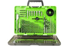 2944507 набор свёрел, бит, коронок 60 предметов в кейсе Greenworks