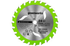 2952507 диск пильный по дереву 120х9,5х1,6/1,0мм 24Т, АТВ 15гр. для 1501207 Greenworks