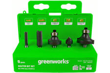 2953207 набор фрез 5 шт. Greenworks