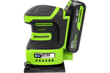 3100507CUA плоскошлифовальная шлифмашина аккум. G24SS14, 24V (АКБ 1х2Ач, з/у, картон) Greenworks