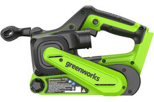 3100607 ленточная шлифмашина аккум. G24BS, BL-motor 24V (без аккум., без з/у, картон) Greenworks