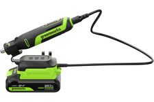 3200807CUA гравёр аккум. G24RT, BL-motor 24V + оснастка 52 предмета (АКБ 1х2Ач, з/у, сумка) GW