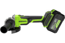 3201007CUH УШМ 125мм аккум. AG590, 8500об./мин., BL-motor 24V (АКБ 1х8Ач, з/у, картон) GW