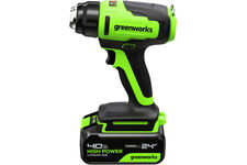 3400207CUB фен технический аккум. G24HG, 24V (АКБ 1х4Ач, з/у, картон) GW