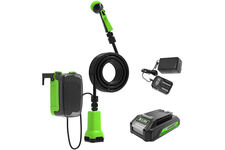 3401007UB насос для полива из бочки аккум. G24SWP, 24V (АКБ 1х4Ач, з/у, картон) Greenworks
