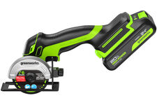 3402007CUA УШМ (диск 76х10мм) аккум. GD24UCS, BL-motor 24V (АКБ 1х2Ач, з/у, картон) GW