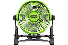 3503407 вентилятор аккум. G24FAN, 24V + сеть 110-240V (без аккум., без з/у, картон) Greenworks