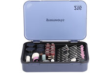 3503507 набор оснастки для граверов 216 предметов в кейсе Greenworks