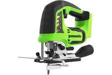 3601407CUB лобзик аккумуляторный GD24JS120, BL-motor 24V (АКБ 1х4Ач, з/у, картон) Greenworks