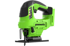 3601707CUA лобзик аккумуляторный GD24JS90, BL-motor 24V (АКБ 1х2Ач, з/у, картон) Greenworks