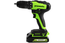 3704007UA дрель-шуруповерт аккум. GD24DD35, 29/35Нм, BL-motor 24V (АКБ 1х2Ач, з/у, кейс) GW