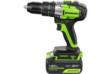 3704107CUB дрель-шурупов. ударн. аккум. GD24DD60, 30/60Нм, BL-motor 24V (АКБ 1х4Ач, з/у, картон) GW