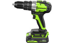 3704107CUC дрель-шурупов. ударн. аккум. GD24DD60, 30/60Нм, BL-motor 24V (АКБ 2х2Ач, з/у, картон) GW