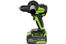 3707507CUD дрель-шуруповерт аккум. GD24DD90, 45/90Нм, BL-motor 24V (АКБ 2х4Ач, з/у, картон) GW
