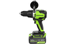 3707607CUD дрель-шурупов. ударн. аккум. GD24DD140, 70/140Нм, BL-motor 24V (АКБ 2х4Ач, з/у, карт.) GW