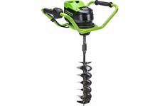 3707907 землебур аккум. GC-AUGER, до 200мм, ML-motor 82V (без аккум., без з/у, картон) Greenworks