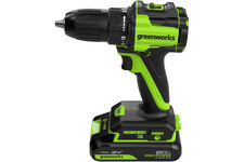 3708307CUA дрель-шуруповерт аккум. DD345, 27/45Нм, BL-motor 24V (АКБ 1х2Ач, з/у, картон) GW