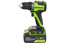 3708407CUB дрель-шуруповерт аккум. DD560, 30/60Нм, BL-motor 24V (АКБ 1х4Ач, з/у, картон) GW