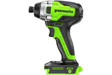 3802807 шуруповерт ударн. аккум. GD24ID3, 300Нм, HEX 1/4", BL-motor 24V (без акк./з/у, картон) GW